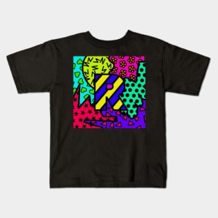 Alphabet Series - Letter R - Bright and Bold Initial Letters Kids T-Shirt